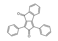 1,3-diphenylcyclopenta[a]indene-2,8-dione结构式