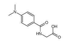 2-[[4-(dimethylamino)benzoyl]amino]acetic acid Structure