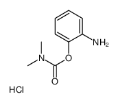 [2-(dimethylcarbamoyloxy)phenyl]azanium,chloride Structure