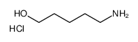 5-aminopentan-1-ol,hydrochloride结构式