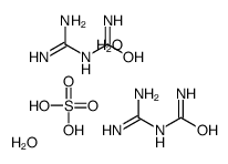 diaminomethylideneurea,sulfuric acid,dihydrate Structure