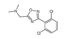 1-[3-(2,6-dichlorophenyl)-1,2,4-oxadiazol-5-yl]-N,N-dimethylmethanamine Structure