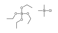 chloro(trimethyl)silane,tetraethyl silicate结构式