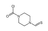 1-Piperazinecarbonylchloride,4-(thioxomethyl)-(9CI)结构式