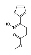 Methyl (4Z)-4-(hydroxyimino)-4-(2-thienyl)butanoate结构式