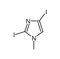 2,4-diiodo-1-methylimidazole Structure