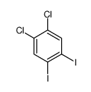 1,2-dichloro-4,5-diiodobenzene结构式