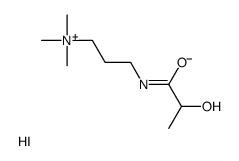 3-(2-hydroxypropanoylamino)propyl-trimethylazanium,iodide Structure