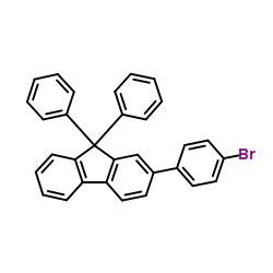 2-(4-Bromophenyl)-9,9-diphenyl-9H-fluorene Structure