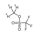 trideuteriomethyl trifluoromethanesulfonate Structure