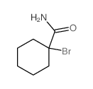 1-bromocyclohexane-1-carboxamide结构式