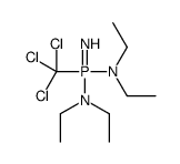 N-[diethylamino(trichloromethyl)phosphinimyl]-N-ethylethanamine Structure