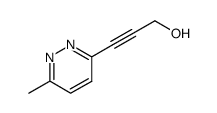 2-Propyn-1-ol, 3-(6-methyl-3-pyridazinyl)- (9CI) Structure