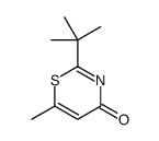 2-tert-butyl-6-methyl-1,3-thiazin-4-one Structure