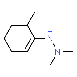 Hydrazine, 1,1-dimethyl-2-(6-methyl-1-cyclohexen-1-yl)- (9CI)结构式