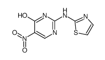 5-nitro-2-(1,3-thiazol-2-ylamino)-1H-pyrimidin-6-one Structure