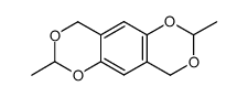 Benzo[1,2-d:4,5-d]bis[1,3]dioxin, 4,9-dihydro-2,7-dimethyl- (9CI)结构式