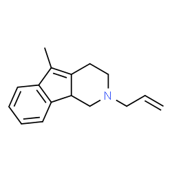 1H-Indeno[1,2-c]pyridine,2-allyl-2,3,4,9b-tetrahydro-5-methyl-(8CI) Structure