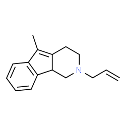 1H-Indeno[1,2-c]pyridine,2-allyl-2,3,4,9b-tetrahydro-5-methyl-(8CI) structure