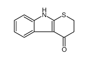 3,9-dihydro-2H-thiopyrano[2,3-b]indol-4-one Structure