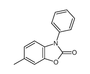 2(3H)-Benzoxazolone,6-methyl-3-phenyl-(9CI) structure