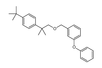 1-tert-butyl-4-[2-methyl-1-[(3-phenoxyphenyl)methoxy]propan-2-yl]benzene结构式
