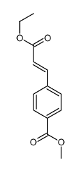 methyl 4-(3-ethoxy-3-oxoprop-1-enyl)benzoate Structure