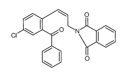 1-<4-chloro-2-benzoylphenyl>-3-phthalimidopropene结构式