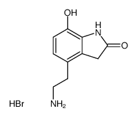 4-(2-aminoethyl)-7-hydroxy-2(3H)-indolone hydrobromide Structure