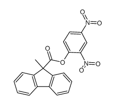 2,4-dinitrophenyl 9-methyl-fluorene-9-carboxylate Structure