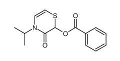 (3-oxo-4-propan-2-yl-1,4-thiazin-2-yl) benzoate结构式