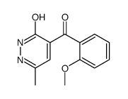 5-(2-methoxybenzoyl)-3-methyl-1H-pyridazin-6-one结构式