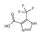 5-(三氟甲基)-1H-咪唑-4-羧酸结构式