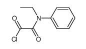 ethyl-phenyl-aminooxalyl chloride Structure
