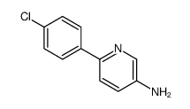 6-(4-chlorophenyl)pyridin-3-amine结构式