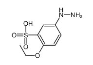 2-ethoxy-5-hydrazinobenzenesulphonic acid结构式