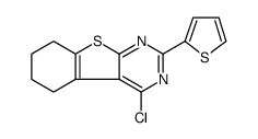 [1]Benzothieno[2,3-d]pyrimidine, 4-chloro-5,6,7,8-tetrahydro-2-(2-thienyl) picture