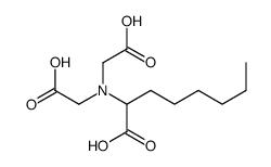2-[bis(carboxymethyl)amino]octanoic acid结构式