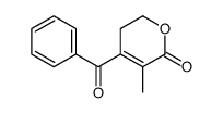 4-benzoyl-5-methyl-2,3-dihydropyran-6-one Structure