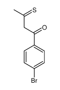 1-(4-bromophenyl)-3-sulfanylidenebutan-1-one Structure