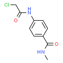 4-[(CHLOROACETYL)AMINO]-N-METHYLBENZAMIDE Structure