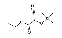 ethyl 2-cyano-2-trimethylsilyloxyacetate结构式