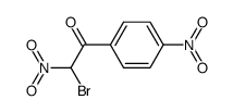 2-bromo-2-nitro-1-(4-nitro-phenyl)-ethanone结构式