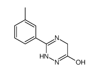 3-(3-methylphenyl)-2,5-dihydro-1H-1,2,4-triazin-6-one Structure