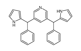3,5-bis[phenyl(1H-pyrrol-2-yl)methyl]pyridine Structure