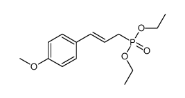 diethyl (3-(4-methoxyphenyl)allyl)phosphonate Structure