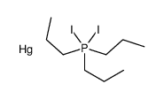 diiodo(tripropyl)-λ5-phosphane,mercury Structure