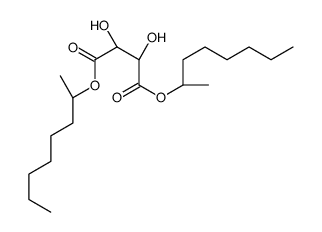 dioctan-2-yl (2R,3R)-2,3-dihydroxybutanedioate Structure