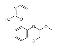 [2-(2-chloro-1-methoxyethoxy)phenyl] N-ethenylcarbamate结构式