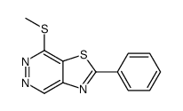7-methylsulfanyl-2-phenyl-[1,3]thiazolo[4,5-d]pyridazine Structure